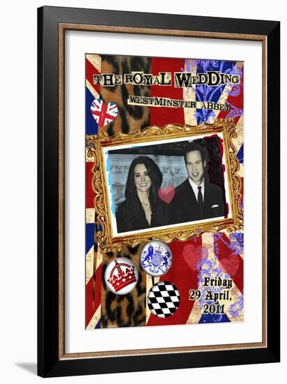 Prince William and Kate Middleton, The Royal Wedding Scrapbook-null-Framed Art Print