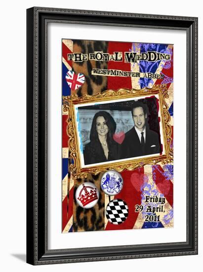 Prince William and Kate Middleton, The Royal Wedding Scrapbook-null-Framed Art Print