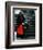 Prince William arriving at his first day at school with his mum Princess Diana-null-Framed Photographic Print