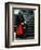 Prince William arriving at his first day at school with his mum Princess Diana-null-Framed Photographic Print