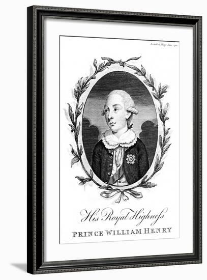 Prince William Henry, Third Son of George III, 1781-null-Framed Giclee Print