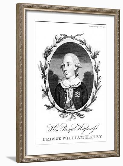 Prince William Henry, Third Son of George III, 1781-null-Framed Giclee Print