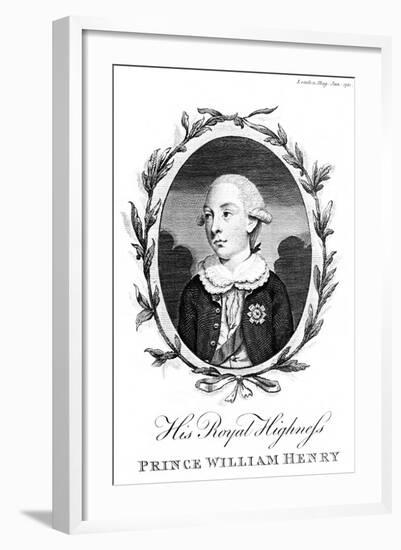 Prince William Henry, Third Son of George III, 1781--Framed Giclee Print