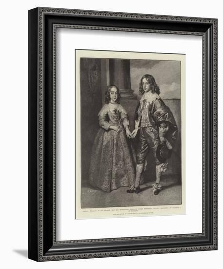 Prince William II of Orange and His Betrothed-Sir Anthony Van Dyck-Framed Giclee Print