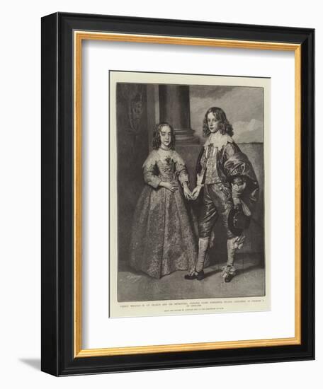 Prince William II of Orange and His Betrothed-Sir Anthony Van Dyck-Framed Giclee Print