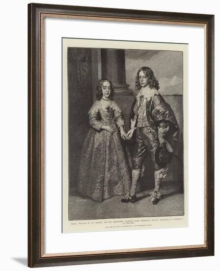 Prince William II of Orange and His Betrothed-Sir Anthony Van Dyck-Framed Giclee Print