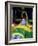 Prince William in F1 Benetton car at British Grand Prix , July 1992-null-Framed Photographic Print