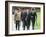 Prince William & Prince Harry wearing tie and traditional bowler hat, attending the Combined Cavalr-null-Framed Photographic Print