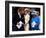 Prince William talking to his grand mother Queen Elizabeth II on the steps at St Paul's Cathedral, -null-Framed Photographic Print