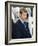 Prince William visits Sighthill in Glasgow September 21, 2001-null-Framed Photographic Print
