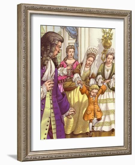 Prince William Was Unable to Walk Unaided at the Age of Five-Pat Nicolle-Framed Giclee Print