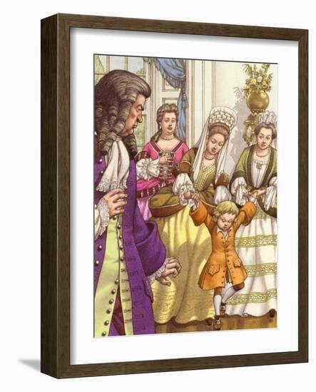 Prince William Was Unable to Walk Unaided at the Age of Five-Pat Nicolle-Framed Giclee Print