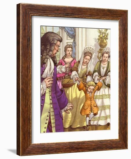 Prince William Was Unable to Walk Unaided at the Age of Five-Pat Nicolle-Framed Giclee Print