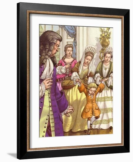 Prince William Was Unable to Walk Unaided at the Age of Five-Pat Nicolle-Framed Giclee Print