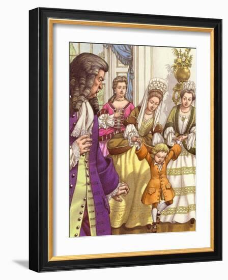 Prince William Was Unable to Walk Unaided at the Age of Five-Pat Nicolle-Framed Giclee Print