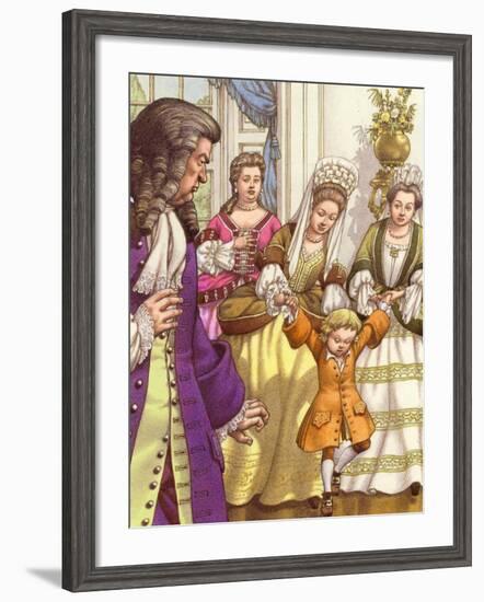 Prince William Was Unable to Walk Unaided at the Age of Five-Pat Nicolle-Framed Giclee Print