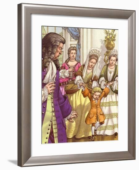 Prince William Was Unable to Walk Unaided at the Age of Five-Pat Nicolle-Framed Giclee Print