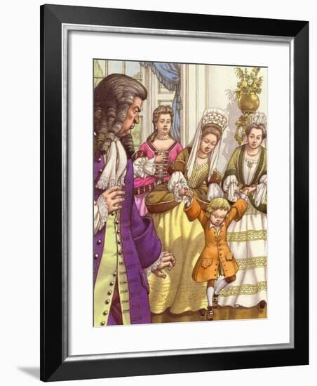 Prince William Was Unable to Walk Unaided at the Age of Five-Pat Nicolle-Framed Giclee Print