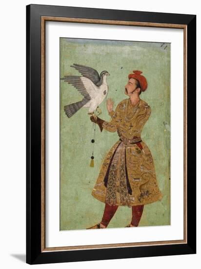 Prince with Falcon-null-Framed Art Print