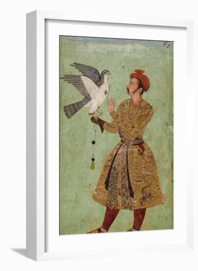 Prince with Falcon-null-Framed Art Print