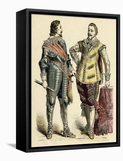 Princely Costume C17Th-null-Framed Stretched Canvas