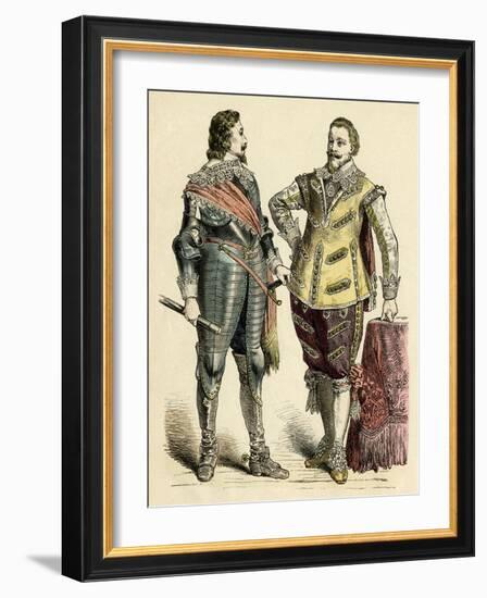 Princely Costume C17Th-null-Framed Art Print