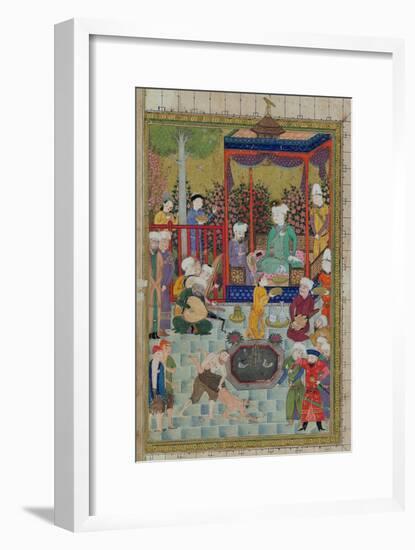 Princely Reception, Illustration from the Shahnama-null-Framed Giclee Print