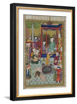 Princely Reception, Illustration from the Shahnama-null-Framed Giclee Print