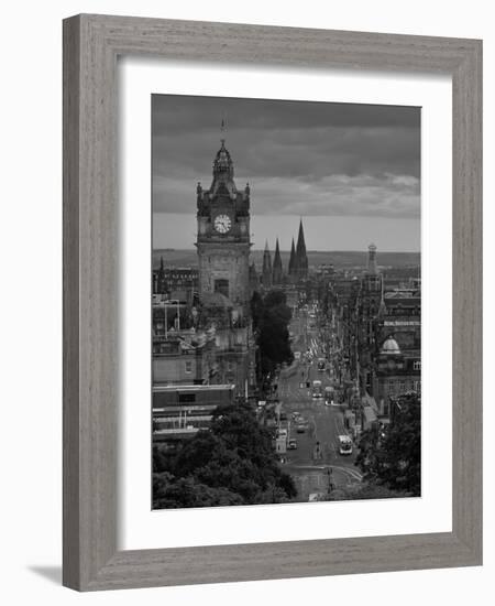 Princes St., Calton Hill, Edinburgh, Scotland-Doug Pearson-Framed Photographic Print