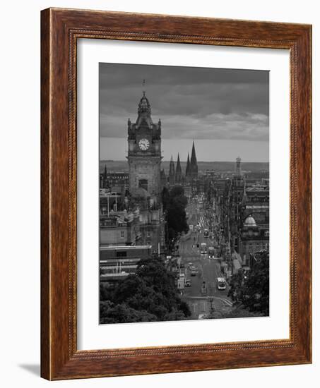 Princes St., Calton Hill, Edinburgh, Scotland-Doug Pearson-Framed Photographic Print