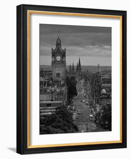 Princes St., Calton Hill, Edinburgh, Scotland-Doug Pearson-Framed Photographic Print