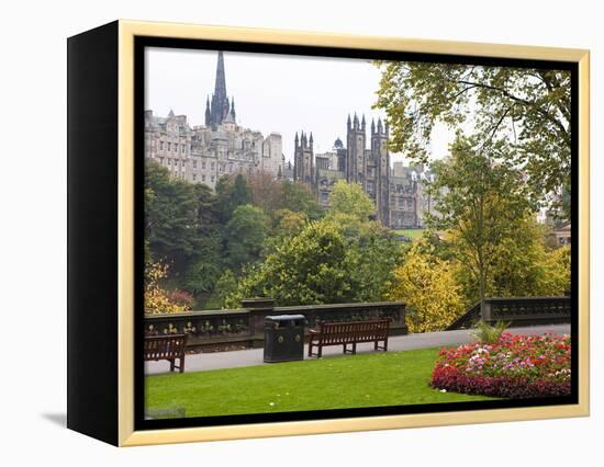 Princes Street Gardens, Edinburgh, Lothian, Scotland, Uk-null-Framed Premier Image Canvas