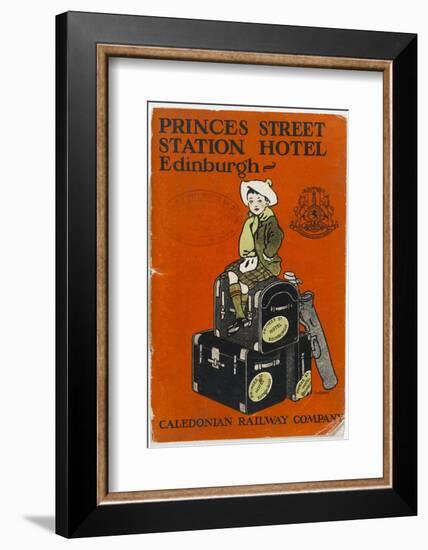 Princes Street Station Hotel Brochure Cover-null-Framed Photographic Print