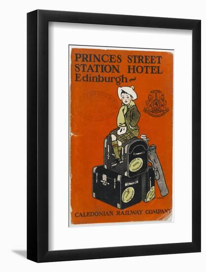 Princes Street Station Hotel Brochure Cover-null-Framed Photographic Print