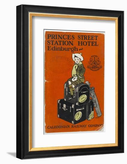 Princes Street Station Hotel Brochure Cover-null-Framed Photographic Print