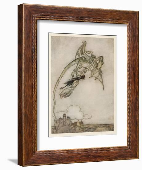 Princess Abducted-Arthur Rackham-Framed Art Print