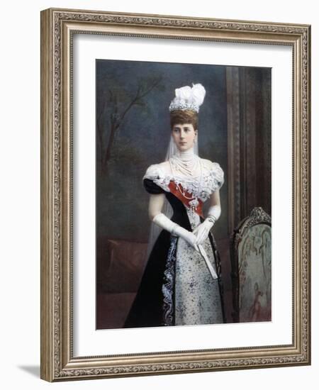 Princess Alexandra of Denmark, Late 19th Century-W&d Downey-Framed Giclee Print