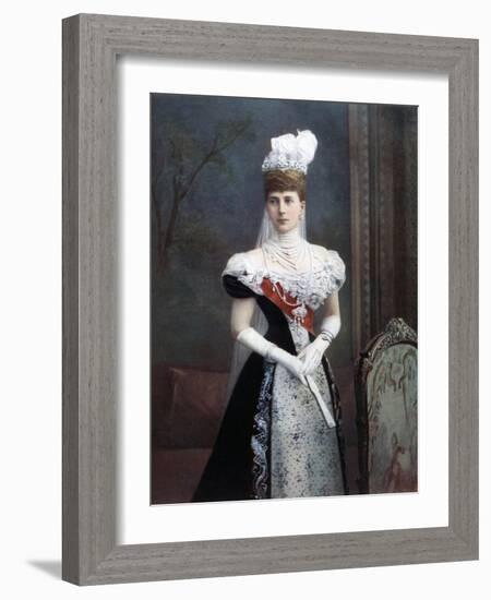 Princess Alexandra of Denmark, Late 19th Century-W&d Downey-Framed Giclee Print