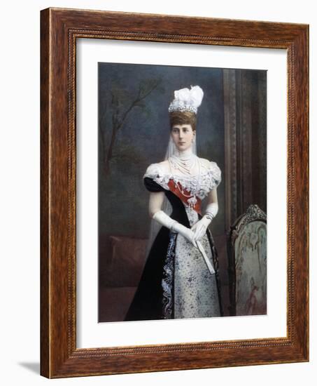 Princess Alexandra of Denmark, Late 19th Century-W&d Downey-Framed Giclee Print