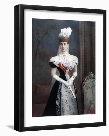 Princess Alexandra of Denmark, Late 19th Century-W&d Downey-Framed Giclee Print