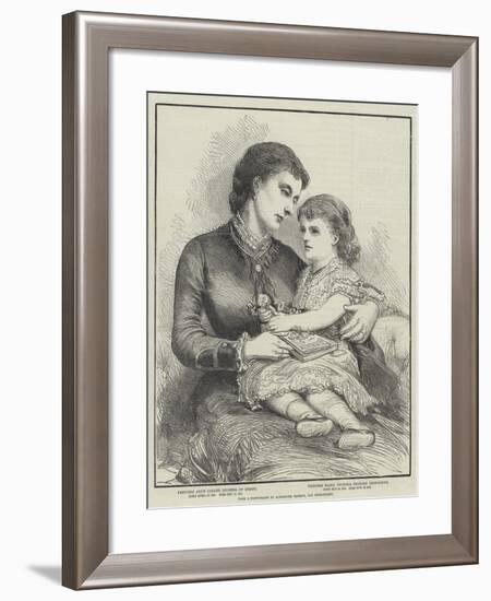 Princess Alice and Her Daughter-null-Framed Giclee Print