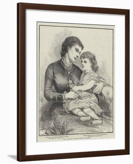 Princess Alice and Her Daughter-null-Framed Giclee Print