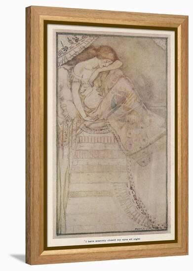 Princess and the Pea-Cecile Walton-Framed Premier Image Canvas