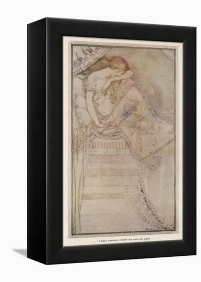 Princess and the Pea-Cecile Walton-Framed Premier Image Canvas