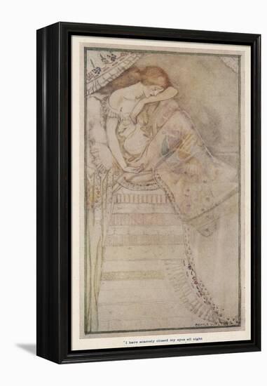 Princess and the Pea-Cecile Walton-Framed Premier Image Canvas