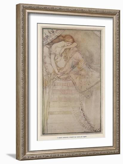 Princess and the Pea-Cecile Walton-Framed Premium Photographic Print