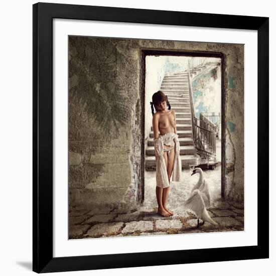 Princess and the Swan-Dmitry Laudin-Framed Photographic Print