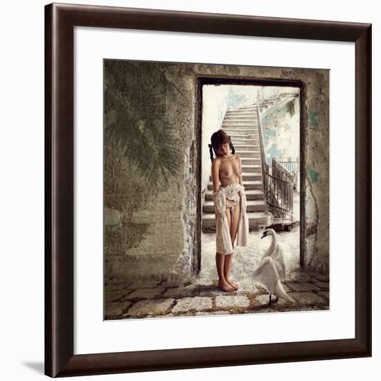 Princess and the Swan-Dmitry Laudin-Framed Photographic Print