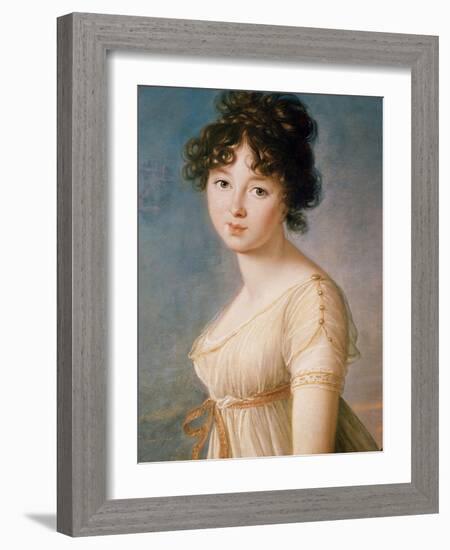 Princess Aniela Angelique Czartoryska Nee Radziwill, 1802-Elisabeth Louise Vigee-LeBrun-Framed Giclee Print