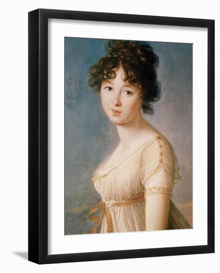 Princess Aniela Angelique Czartoryska Nee Radziwill, 1802-Elisabeth Louise Vigee-LeBrun-Framed Giclee Print